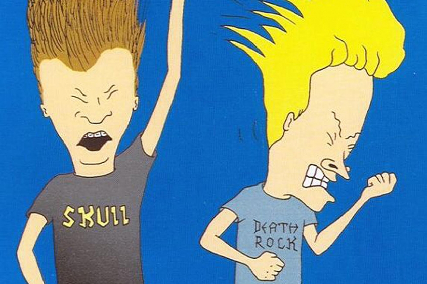 beavis butthead rock out