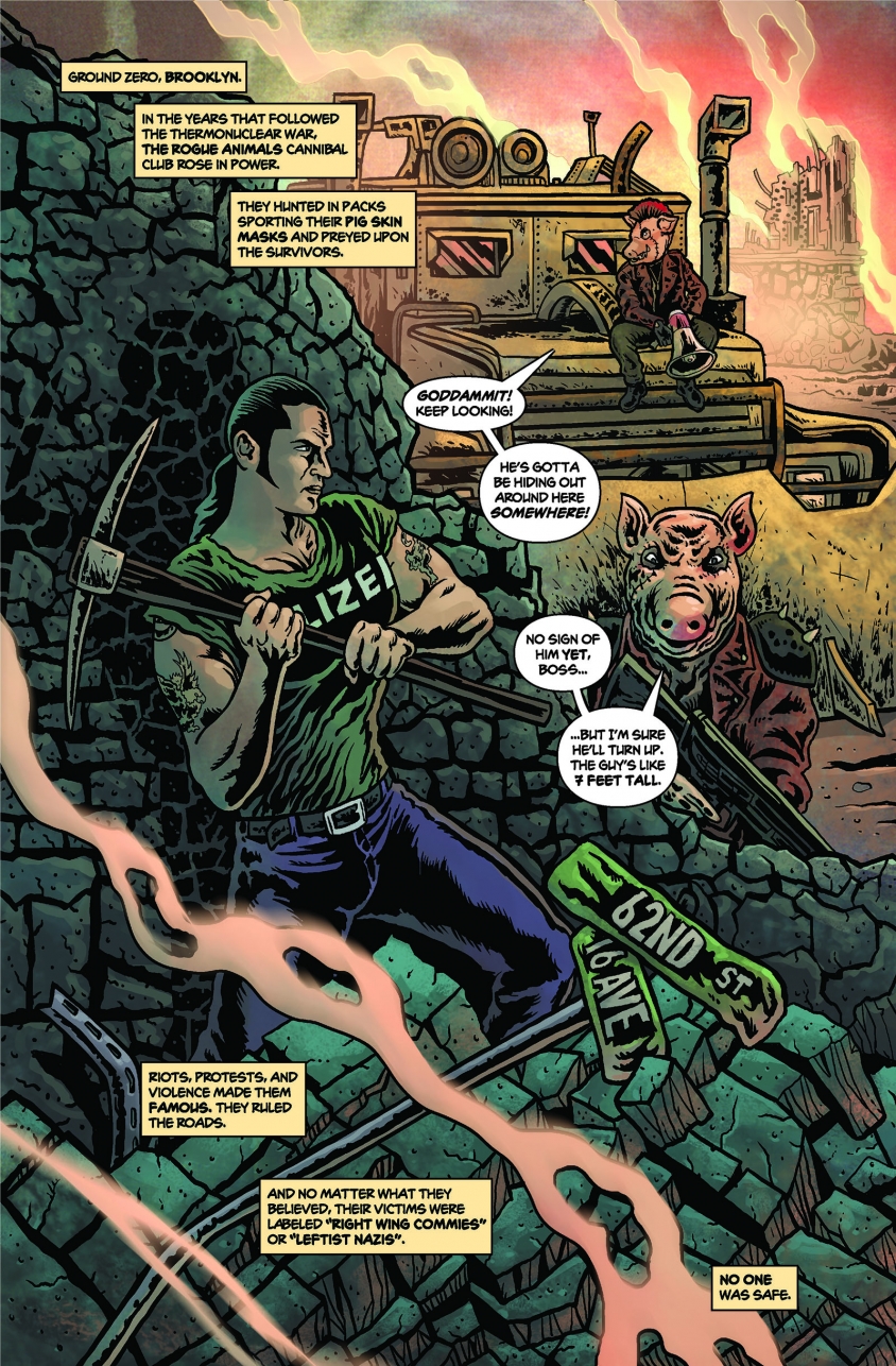 type o negative graphic novel page sample 1 2023, Alan Robert